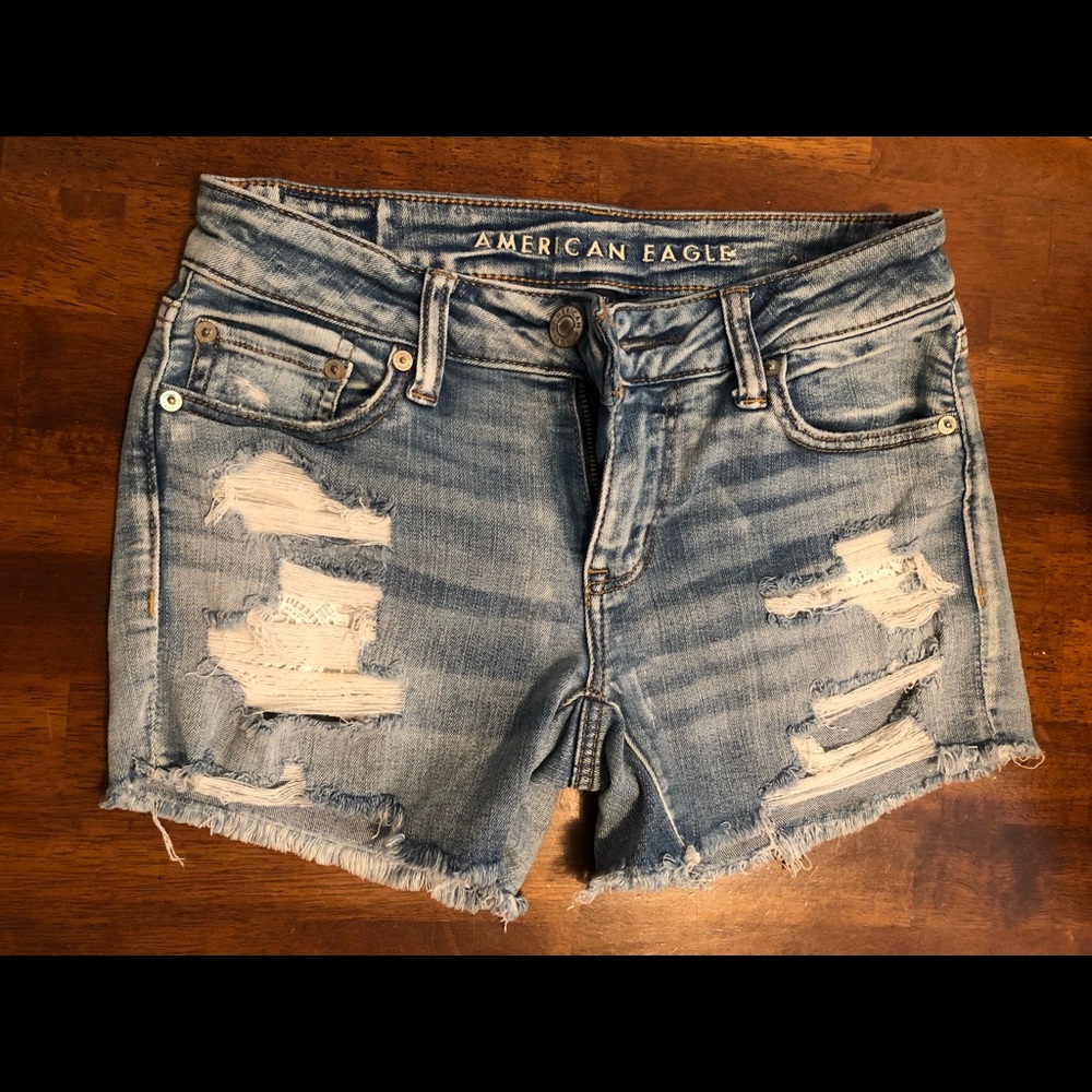Womens American Eagle Next Level Stretch Skinny Shorts